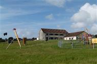 Children's playground and range of buildings